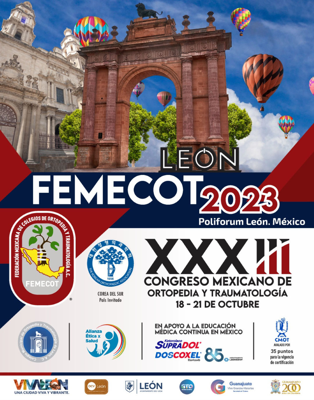 XXXIII Congreso Mexicano de Ortopedia y Traumatología FEMECOT 2023